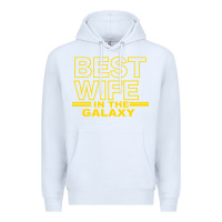 White BEST WIFE IN THE GALAXY Premium Hoodie - Bettercallsaul