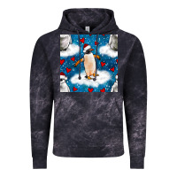 Cloud Black christmas penguin and heart seamless pattern Vintage Hoodie - BundleAndBundleShop