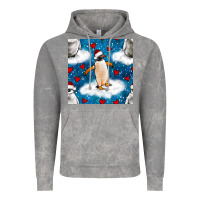 Cloud Rock christmas penguin and heart seamless pattern Vintage Hoodie - BundleAndBundleShop