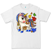 White autism unicorn Premium Tee - Zillion Design Studio
