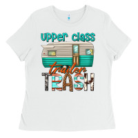 White upper class trailer trash Ladies Tee - texasbilliewilder
