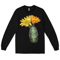 Black texas rainbow cactus Long Sleeve Tee - LillyAllenDesigns