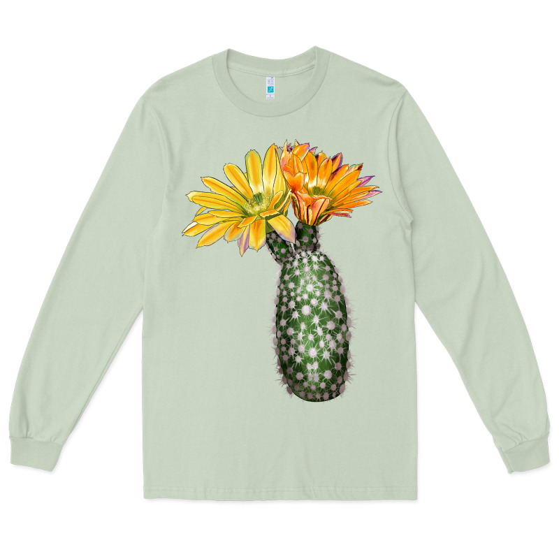 Texas Rainbow Cactus Long Sleeve Tee by LillyAllenDesigns | Teevron