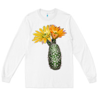 White texas rainbow cactus Long Sleeve Tee - LillyAllenDesigns