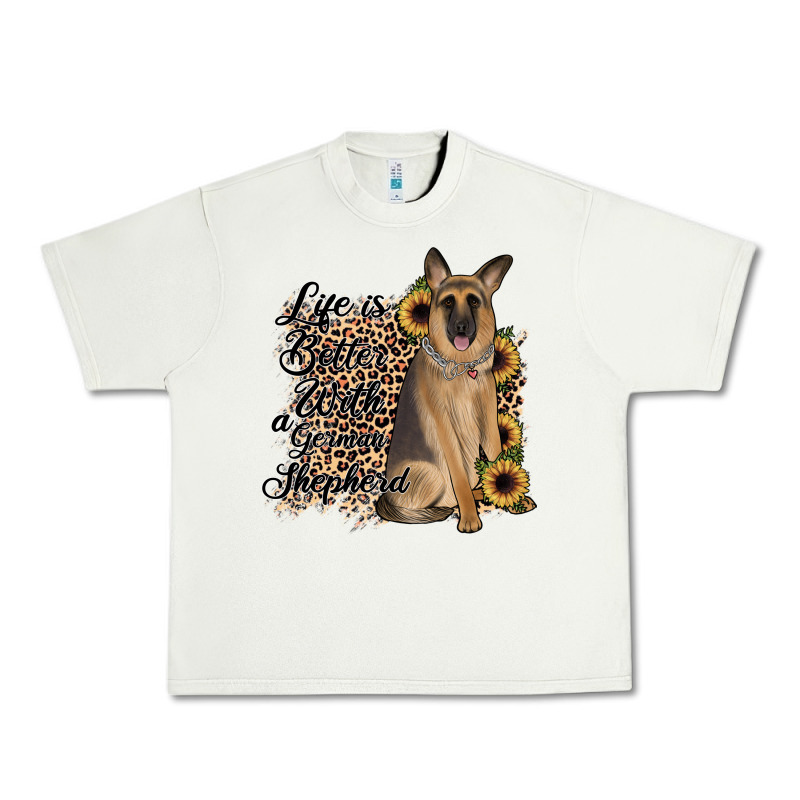 Life Is Better With A German Shepherd Urban Heavy Tee by JahusDesignShop | Teevron