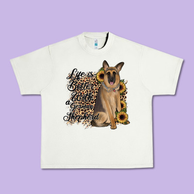 Life Is Better With A German Shepherd Urban Heavy Tee Designed By Jahusdesignshop