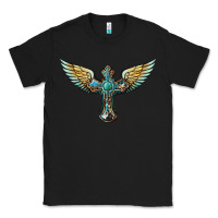 Black western cross wings Classic Tee - BarkalooDesign