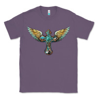 Lavender western cross wings Classic Tee - BarkalooDesign