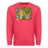 Cardinal hello summer pineapple Premium Sweatshirt - BarkalooDesign