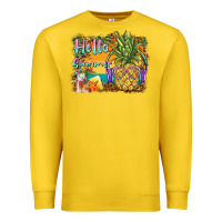 Lemon hello summer pineapple Premium Sweatshirt - BarkalooDesign