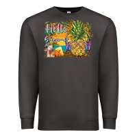 Smoke hello summer pineapple Premium Sweatshirt - BarkalooDesign