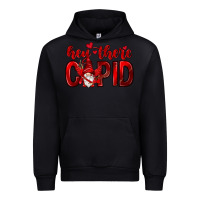 Black Hey there Cupid Valentine's Day Urban Hoodie - HowdyJamesFarm