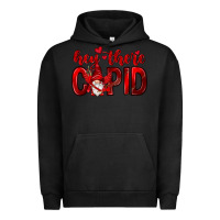 Pigment Black Hey there Cupid Valentine's Day Urban Hoodie - HowdyJamesFarm