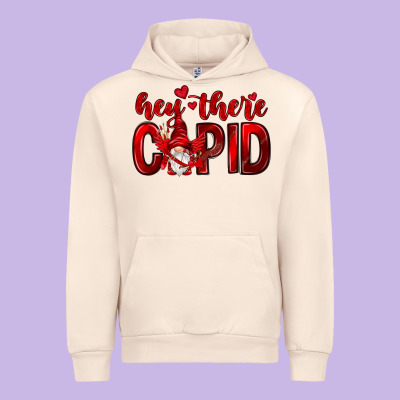 Hey There Cupid Valentine's Day Urban Hoodie Designed By Howdyjamesfarm