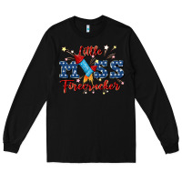 Black little miss firecracker Long Sleeve Tee - JahusDesignShop