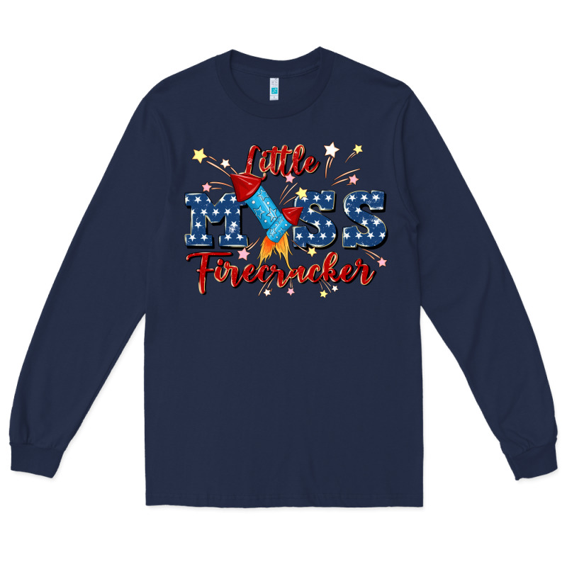 Little Miss Firecracker Long Sleeve Tee by JahusDesignShop | Teevron