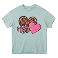Valentine's Day Hearts Heavy Core Tee | Teevron