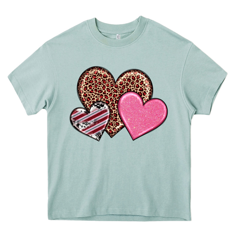 Valentine's Day Hearts Heavy Core Tee by RanaPortraitStore | Teevron