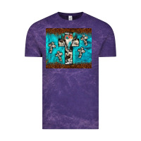 Cloud Purple bull skull cross tumbler Vintage Tee - JahusDesignShop