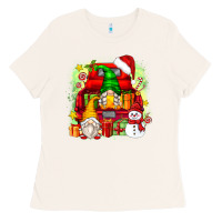 Bone christmas gnome truck Ladies Tee - Zillion Design Studio