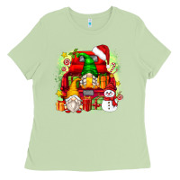 Matcha christmas gnome truck Ladies Tee - Zillion Design Studio