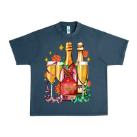 Midnight Navy new year party champagne Urban Heavy Tee - AdoDesignShop
