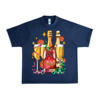 Navy new year party champagne Urban Heavy Tee - AdoDesignShop