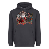 Smoke cowboy christmas Heavyweight Hoodie - SublimationCraftShop