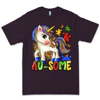 Plum au some unicorn Premium Tee - Zillion Design Studio
