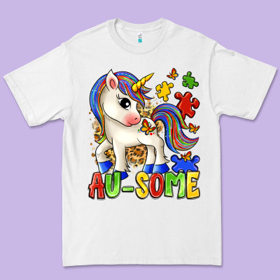 Au Some Unicorn Premium Tee Designed By Zillion Design Studio