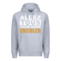 Heather Grey Allez Tous Vous Enculer Premium Hoodie - Bettercallsaul