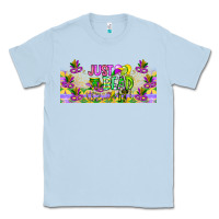 Dusty Blue Just Bead Classic Tee - CowhideDigitalArt