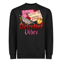 Black valentine vibes Heavyweight Sweatshirt - AdoDesignShop