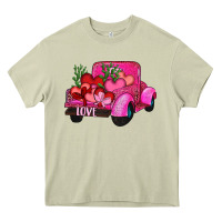 Mossy valentine's day heart cactus truck Heavy Core Tee - RanaPortraitStore