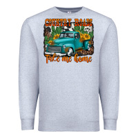 Heather Grey country roads take me home old western truck Premium Sweatshirt - Jasminsmagicworld