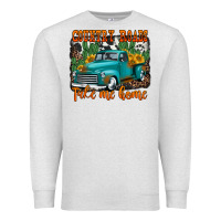 Oatmeal Heather country roads take me home old western truck Premium Sweatshirt - Jasminsmagicworld
