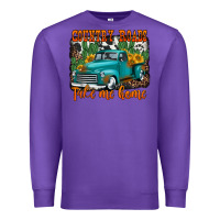 Purple country roads take me home old western truck Premium Sweatshirt - Jasminsmagicworld