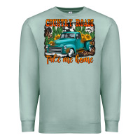 Seafoam country roads take me home old western truck Premium Sweatshirt - Jasminsmagicworld