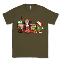 Army Green christmas baby calf coffee cups Classic Tee - Jasminsmagicworld