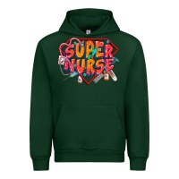 Forest Green super nurse Urban Hoodie - CowGirlArtShop