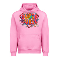 Fuchsia Pink super nurse Urban Hoodie - CowGirlArtShop