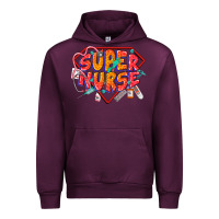 Mauve Wine super nurse Urban Hoodie - CowGirlArtShop