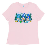 Bubblegum Pink snowman gnome Ladies Tee - Zillion Design Studio