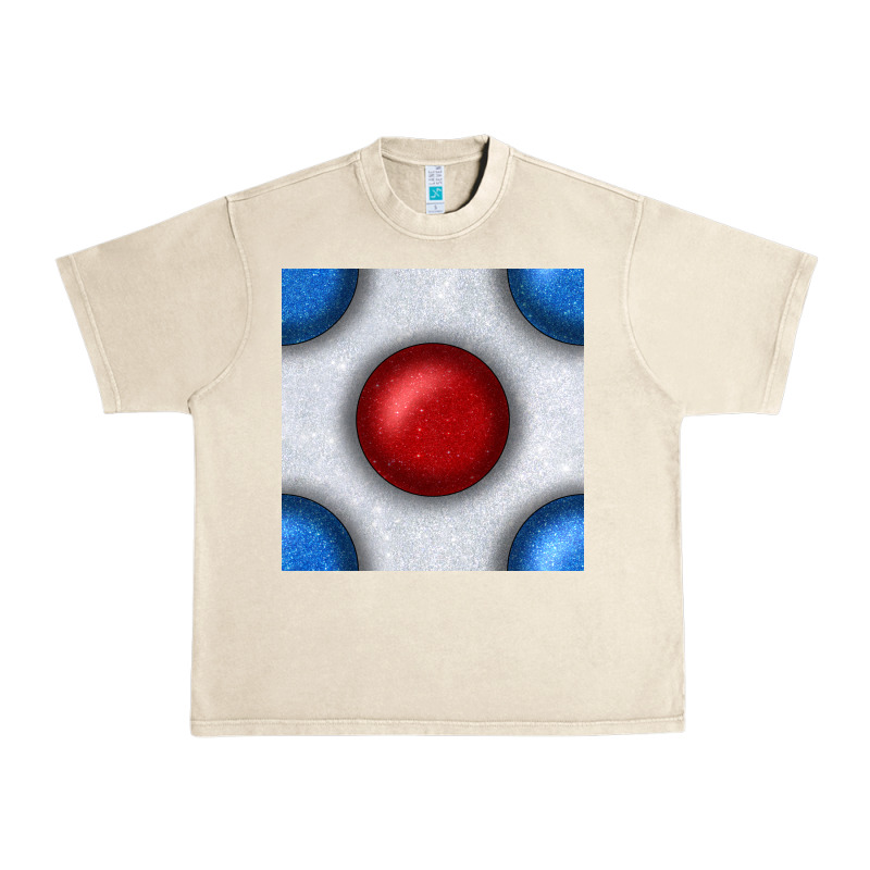 Glitter 4th Of July Seamless Pattern Urban Heavy Tee by BundleAndBundleShop | Teevron