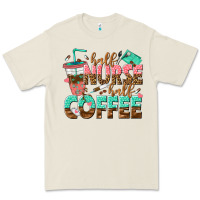 Bone half nurse half coffee Premium Tee - texasbilliewilder