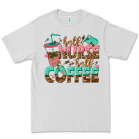 Dove Grey half nurse half coffee Premium Tee - texasbilliewilder