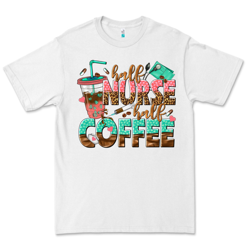 Half Nurse Half Coffee Premium Tee by texasbilliewilder | Teevron