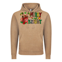 Vintage Coffee merry and bright Vintage Hoodie - AdoDesignShop