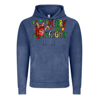 Vintage Denim merry and bright Vintage Hoodie - AdoDesignShop