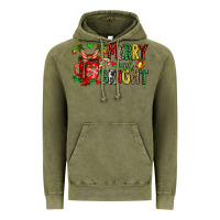Vintage Olive merry and bright Vintage Hoodie - AdoDesignShop